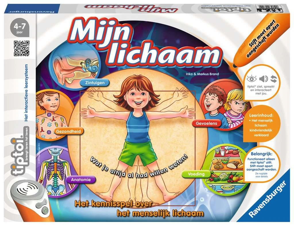 Tiptoi Spel Mijn Lichaam 1 Tiptoi Spel Mijn Lichaam