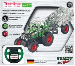 Tronico Micro Radiografisch Bestuurbare Fendt 800 Vario Met Aanhanger – 1 : 64