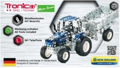 Tronico Micro New Holland T5-115 Met Aanhanger – Schaal 1 : 64
