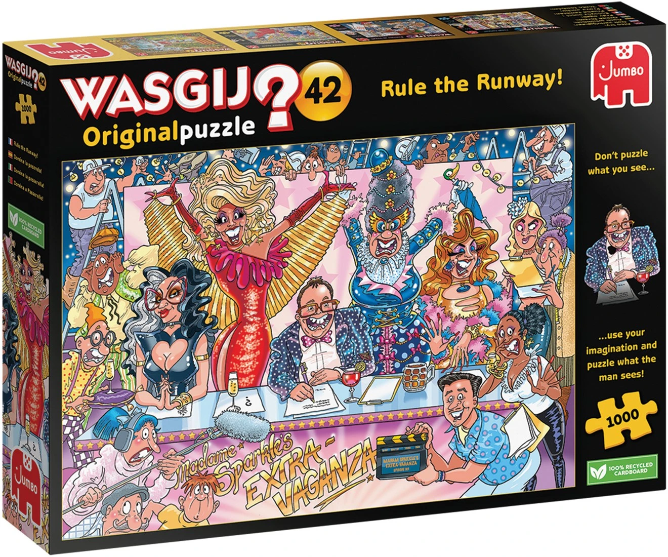 Jumbo 1110100013 Legpuzzel Wasgij Original 42 Glitter En Schitter! 1 Jumbo 1110100013 Legpuzzel Wasgij Original 42 Glitter En Schitter!
