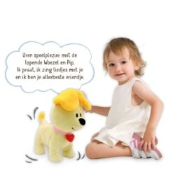 Woezel En Pip Pip Lopend En Pratend Interactief Loophondje -Trendy Speelgoedwinkel woezel en pip pip lopend en pratend interactief 4